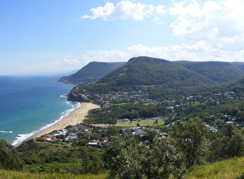 Overlooking Wollongong from Bald HIl