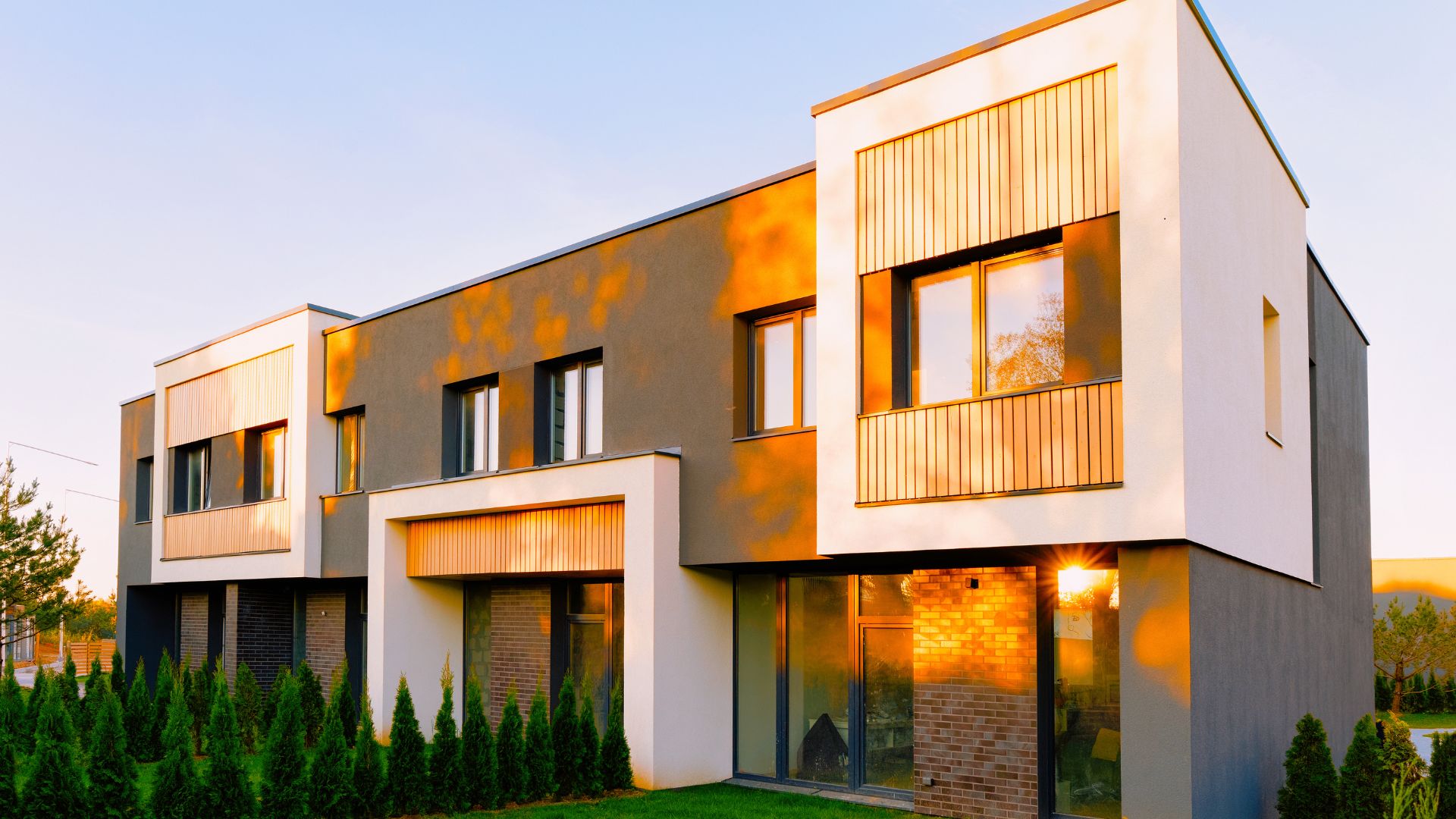 contemporary duplex